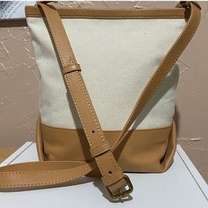 J.Crew Canvas Crossbody Bag NWT